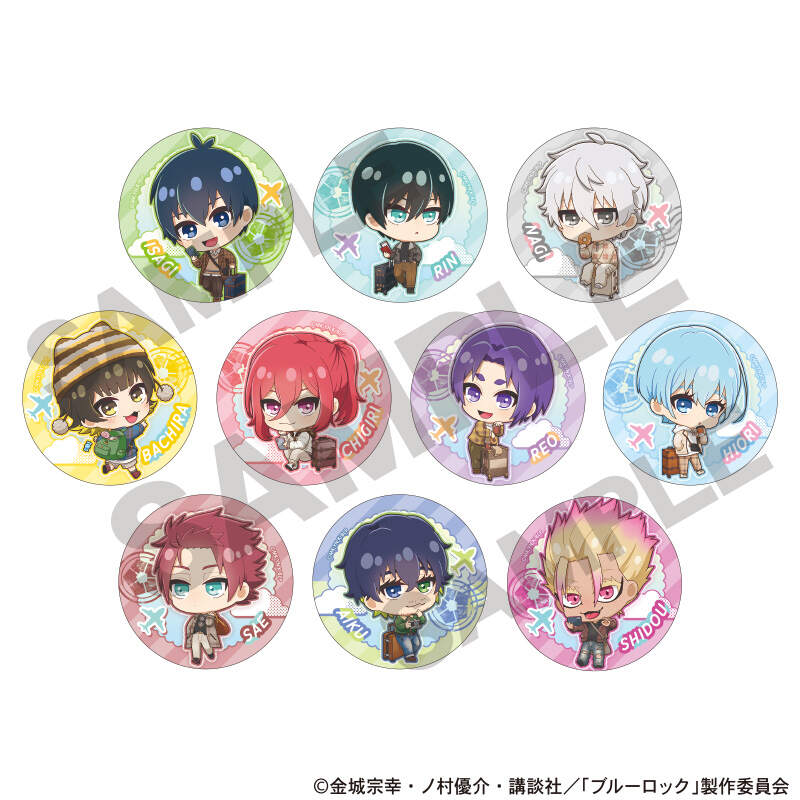 Blue Lock Trading Can Badge Mini Character Travel [BOX]