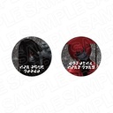 Homicipher Glitter Can Badge Set Original Illustration Ver.