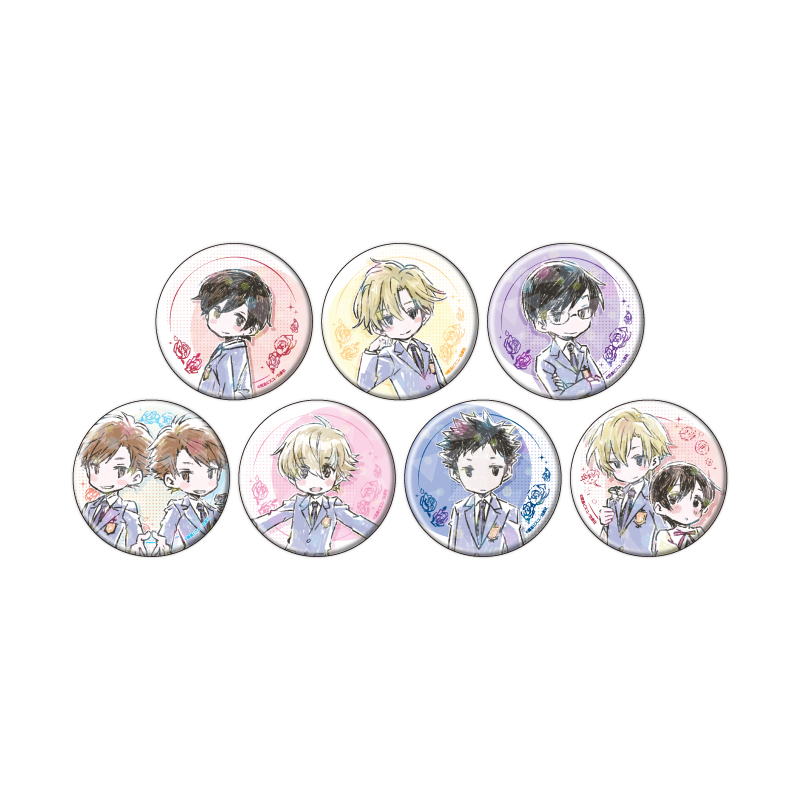 Hologram Can Badge (65mm) Ouran High School Host Club 01 School Uniform Ver. [BOX]