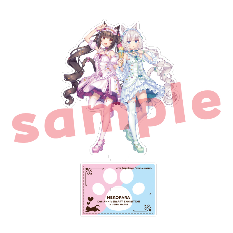Nekopara 10th Anniversary Exhibition in Ueno Marui Acrylic Stand