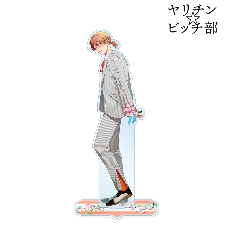 Yarichin Bitch-bu Ogeretsu Tanaka Original Illustration Yaguchi Kyousuke Suit Ver. Big Acrylic Stand