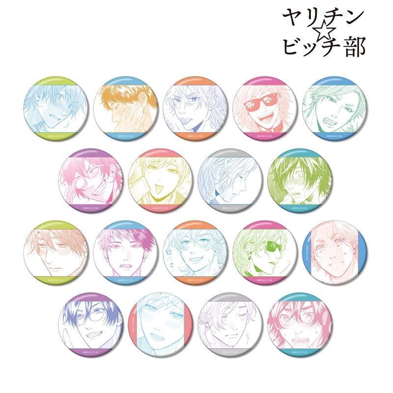 Yarichin Bitch-bu Trading Original Frame Can Badge [BOX]