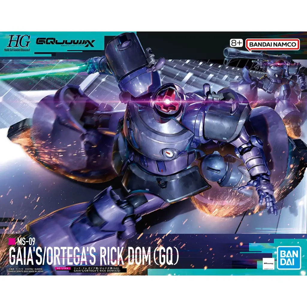 HG MS Gundam GQuuuuuuX - MS-09 Gaia's/Ortega's Rick Dom (GQ)