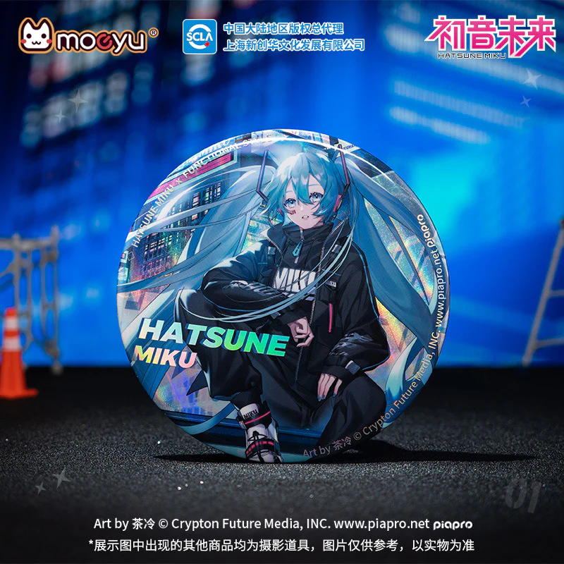 Hatsune Miku Technology Series Can Badge Functional