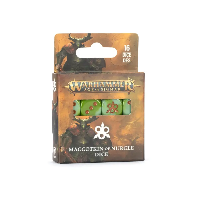 Warhammer Age Of Sigmar Dice Set: Maggotkin Of Nurgle