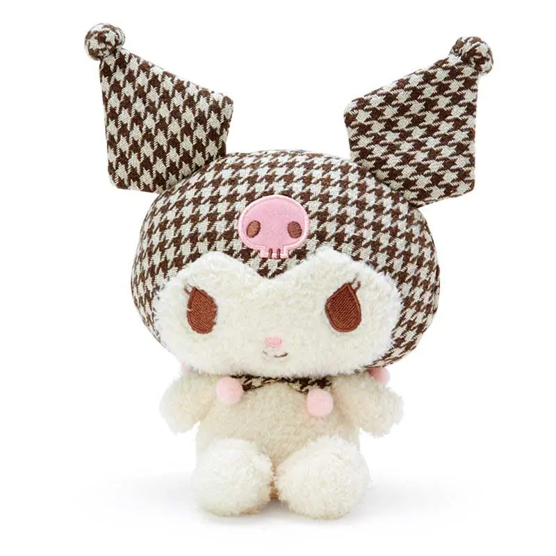 (SA) Sanrio Characters Fluffy Sweet Check Plush - Kuromi