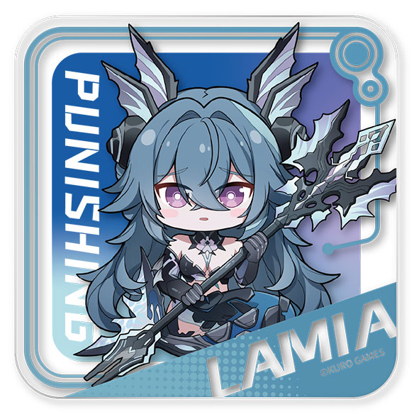 (KG) Punishing: Gray Raven Acrylic Stained Glass Coaster Chibi ver. Vol.1 Lamia