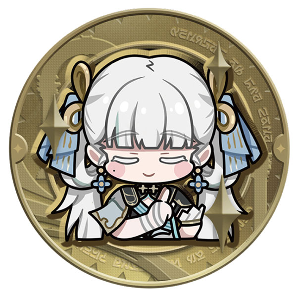 (KG) Wuthering Waves Resonator Themed Metal Medal Jinhsi