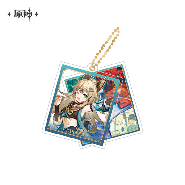 Genshin Impact 2 pcs Keychain Inazuma - Kirara