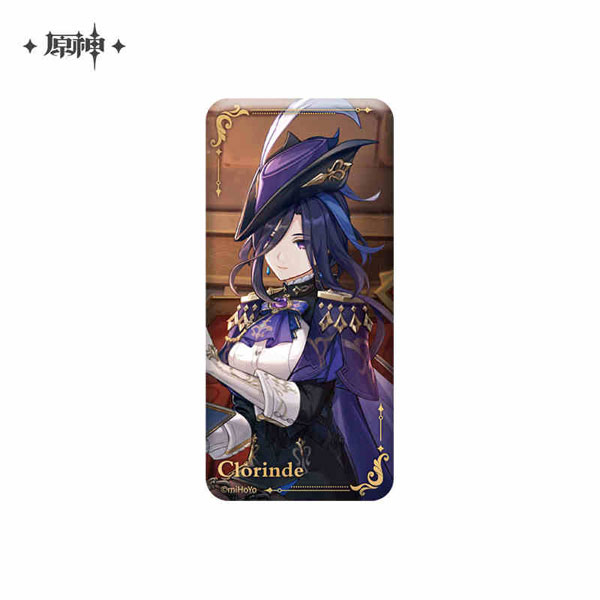 Genshin Impact Theme Series Square-shaped Can Badge - Clorinde