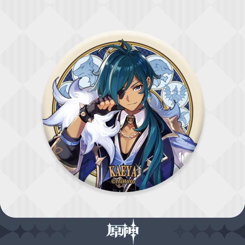 Genshin Impact Mondstadt Series Chara Can Badge - Kaeya