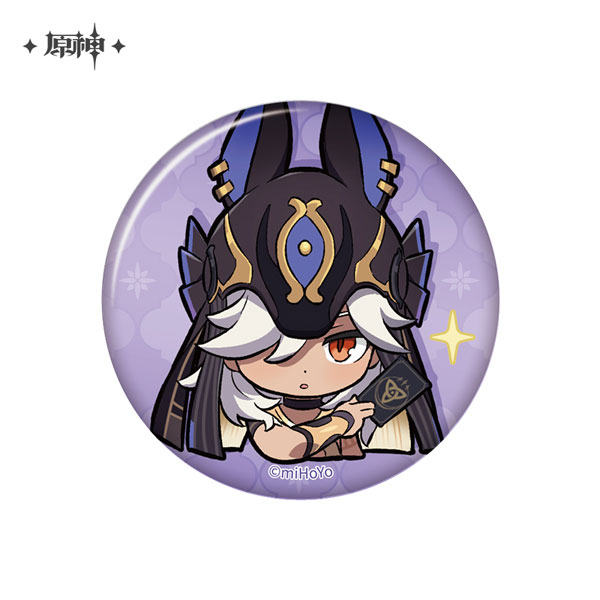 Genshin Impact Chibi Stamp Series Tin Badge Cyno