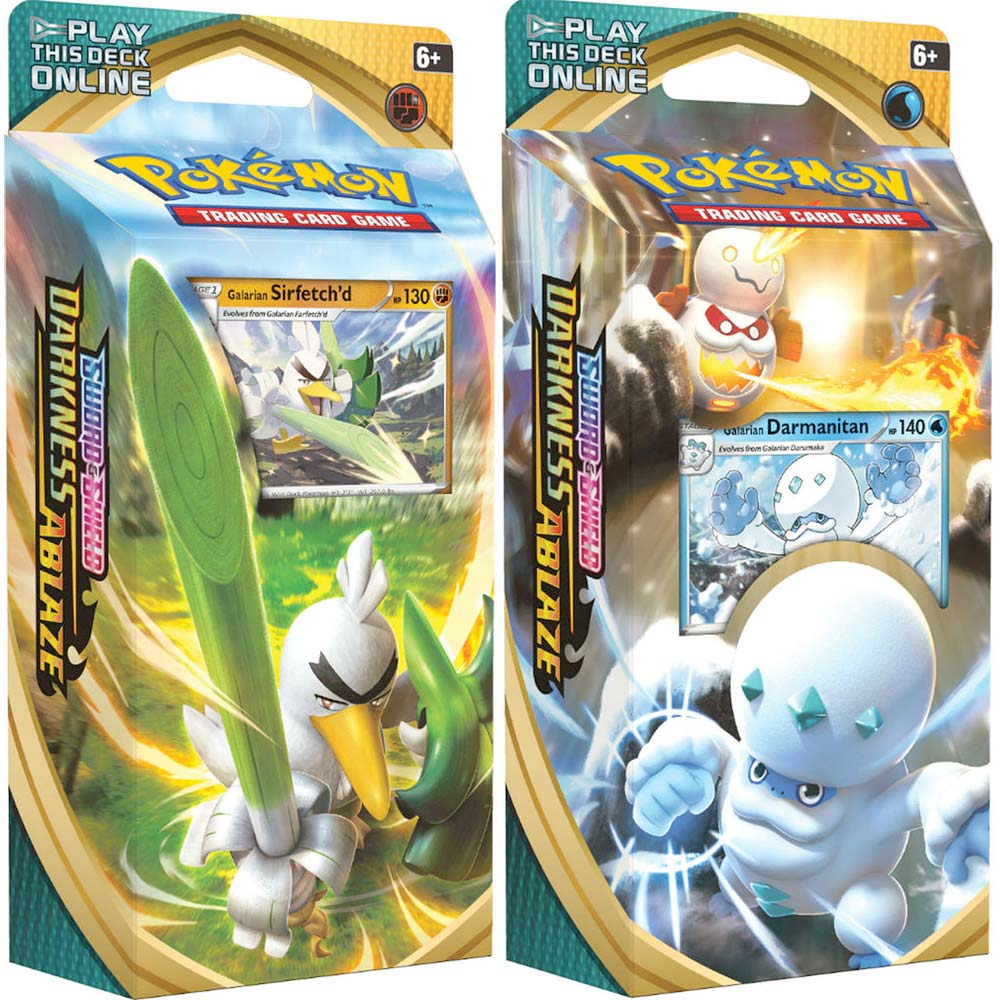 Pokemon TCG: Tag Sword & Shield SS3 Darkness Ablaze Theme Deck - Darmanitan/Sirfetch'd (eng) Image_1