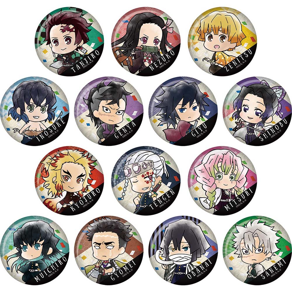 (PO) Demon Slayer: Kimetsu no Yaiba TojiColle Origami Can Badge Vol. 4 [BOX] Image_1