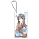 Rascal Does Not Dream of Bunny Girl Senpai Chara Clear Acrylic Key Chain Sakurajima Mai Image_1