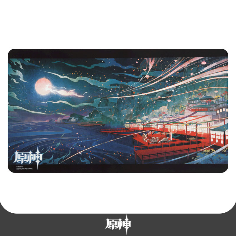 Genshin Impact Liyue Harbour Lantern Wish Desk Mat Image_1