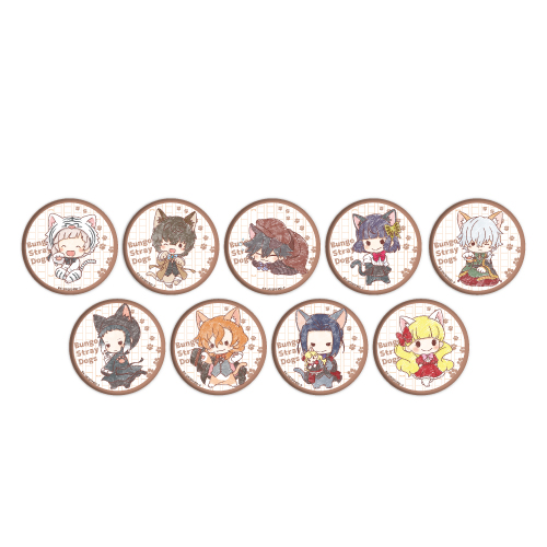 Bungo Stray Dogs Can Badge 09 Cat Ver. (Graff Art Mini) [BOX] Image_1