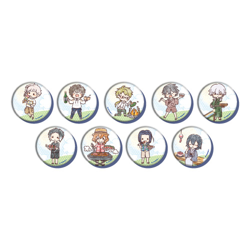 Bungo Stray Dogs Can Badge 11 Enjoy Food in Summer Ver. (Graff Art Design) [BOX] Image_1