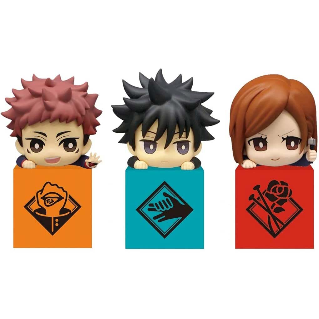Jujutsu Kaisen Hikkake Figure 1 - Yuji Itadori, Megumi Fushiguro & Nobara Kugisaki set Image_1