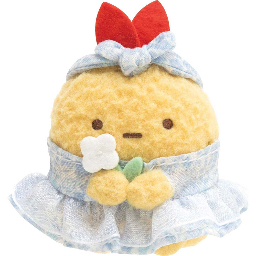 Sumikkogurashi Collection Rabbit Meister Room Tenori Plush Set - Shrimp tail Rabbit pot Image_1