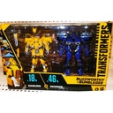 Transformers Buzzworthy Bumblebee Studio Series Deluxe Class 18BB Bumblebee vs. 46BB Dropkick Image_1