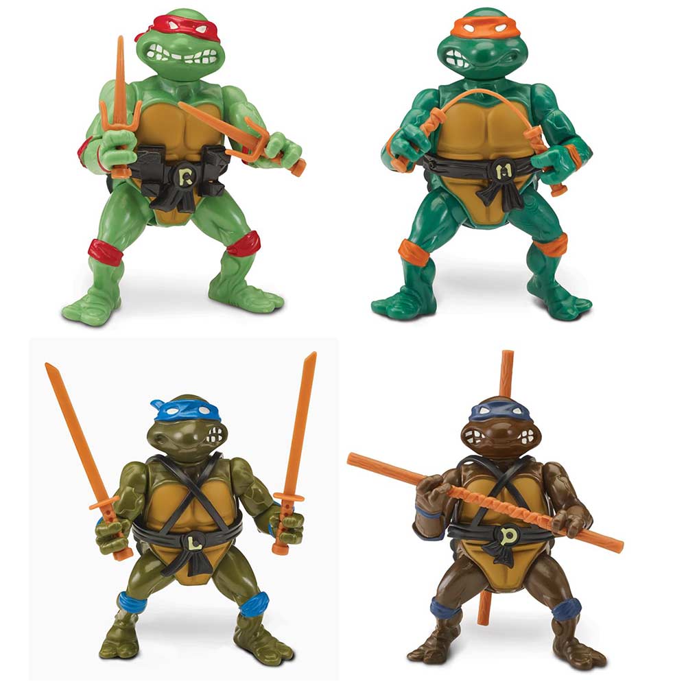 Teenage Mutant Ninja Turtle Retro Collection - Donatello, Leonardo, Michelangelo & Raphael set Image_1