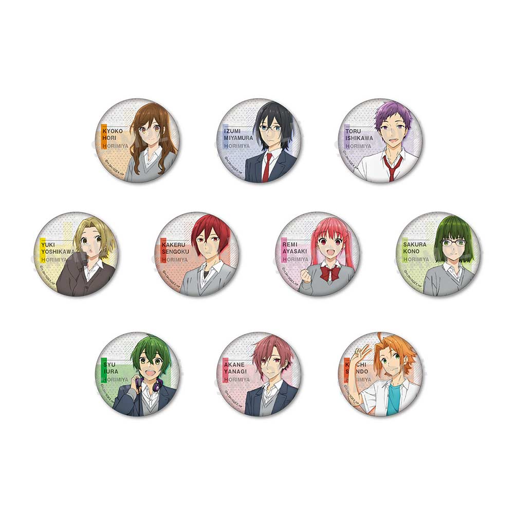 Horimiya: Hori-san to Miyamura-kun Trading Can Badge [BOX] Image_1