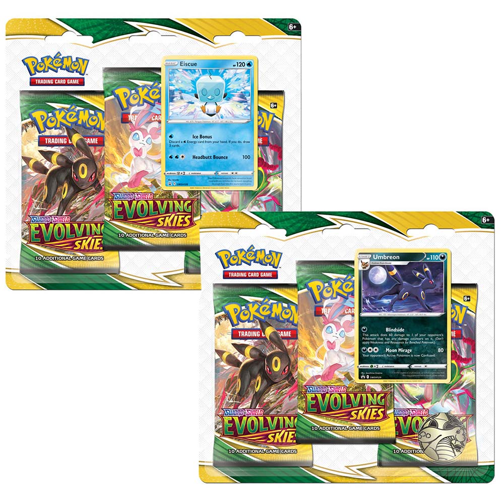 Pokemon TCG: Sword & Shield SS7 Evolving Skies 3 Blister Image_1