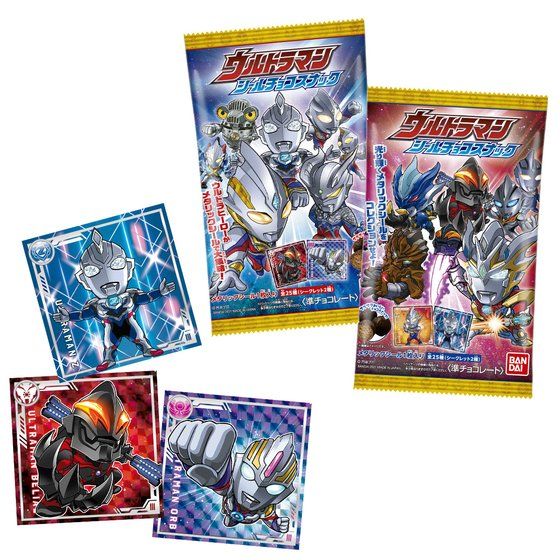 Ultraman Chocolate Snack Sticker [BOX] Image_1