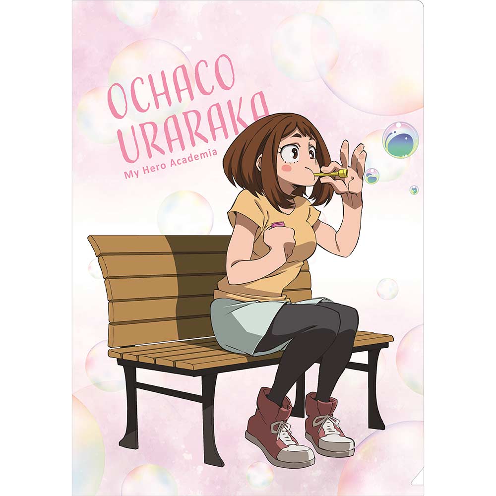 (PO) My Hero Academia Clear File Uraraka Soap Bubble Image_1