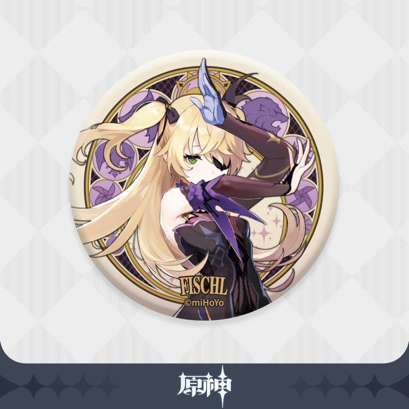 Genshin Impact Mondstadt Series Chara Can Badge - Fischl Image_1
