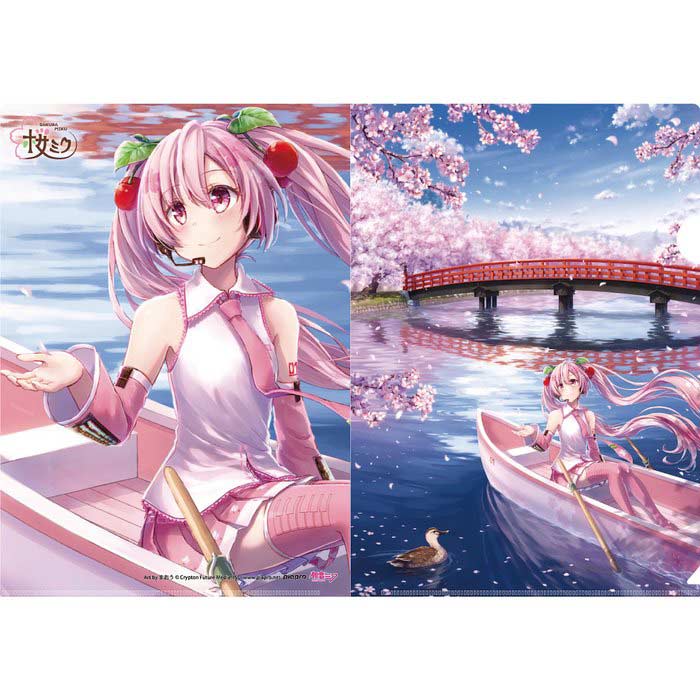 (PO) Hirosaki Sakura Festival 2022 x Sakura Miku Clear File - Art by Maou Image_1