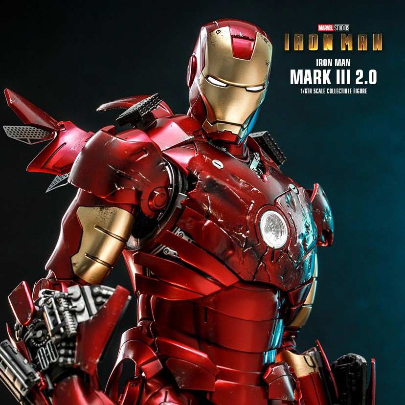 (PO) Movie Masterpiece Series Diecast MMS664D48 - Iron Man - Iron Man Mark III (2.0) Image_1