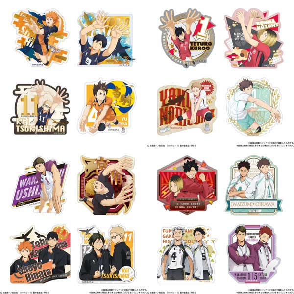 (PO) Haikyu! Die-Cut Sticker Biscuit [BOX] Image_1