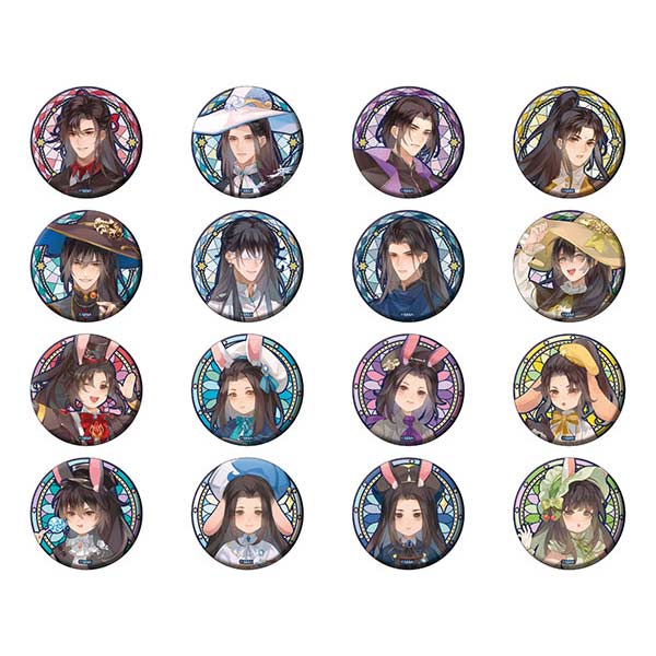 The Master of Diabolism Holo Tin Badge Collection Wizard and Rabbit Familiar Spirits ver. [BOX] Image_1
