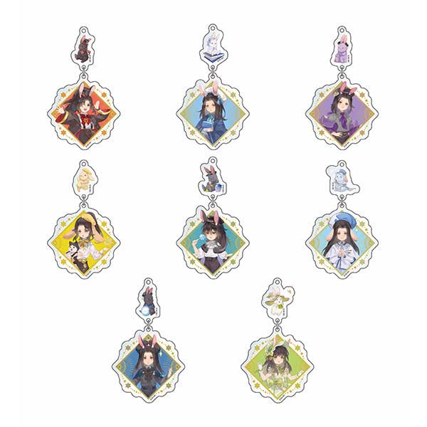 The Master of Diabolism Connecting Acrylic Keychain Collection Rabbit Familiar Spirits ver. [BOX] Image_1