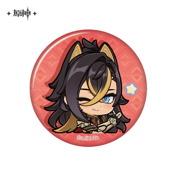 Genshin Impact Chibi Stamp Series Tin Badge Dehya Image_1