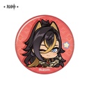 Genshin Impact Chibi Stamp Series Tin Badge Dehya Image_1