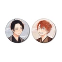 (PO) Minato's Laundromat Sawa Kanzume Original Illustration Kimono Ver. Hologram Can Badge 2 Set Image_1