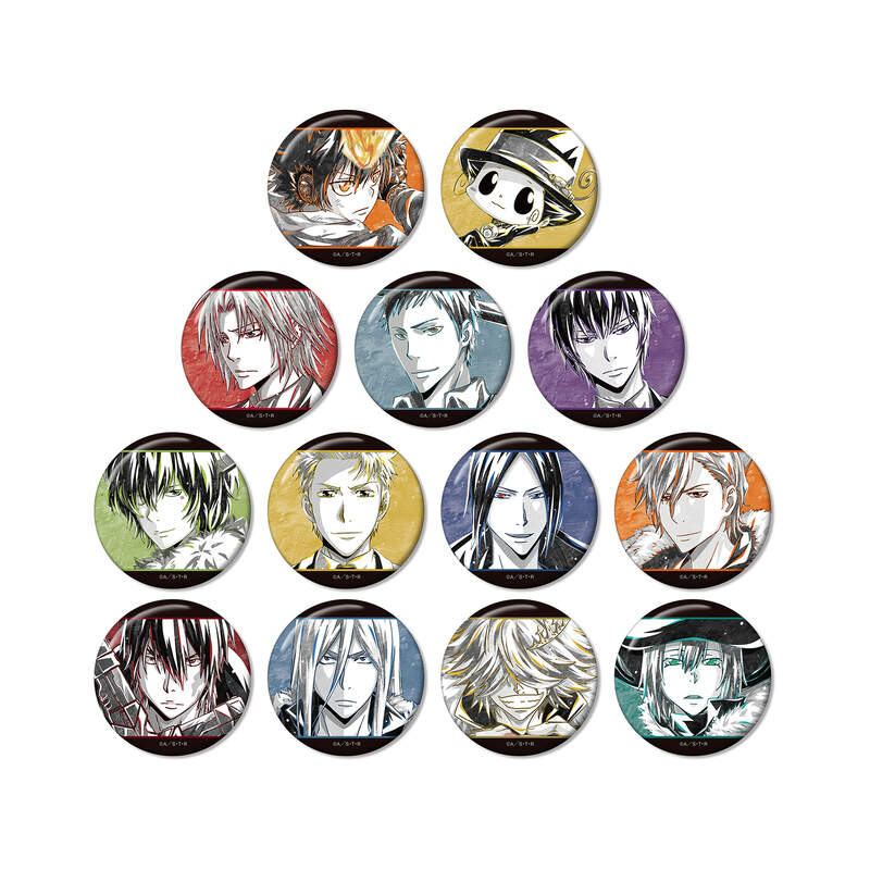 (PO) Reborn! Trading Ani-Art BLACK LABEL Can Badge [BOX] Image_1