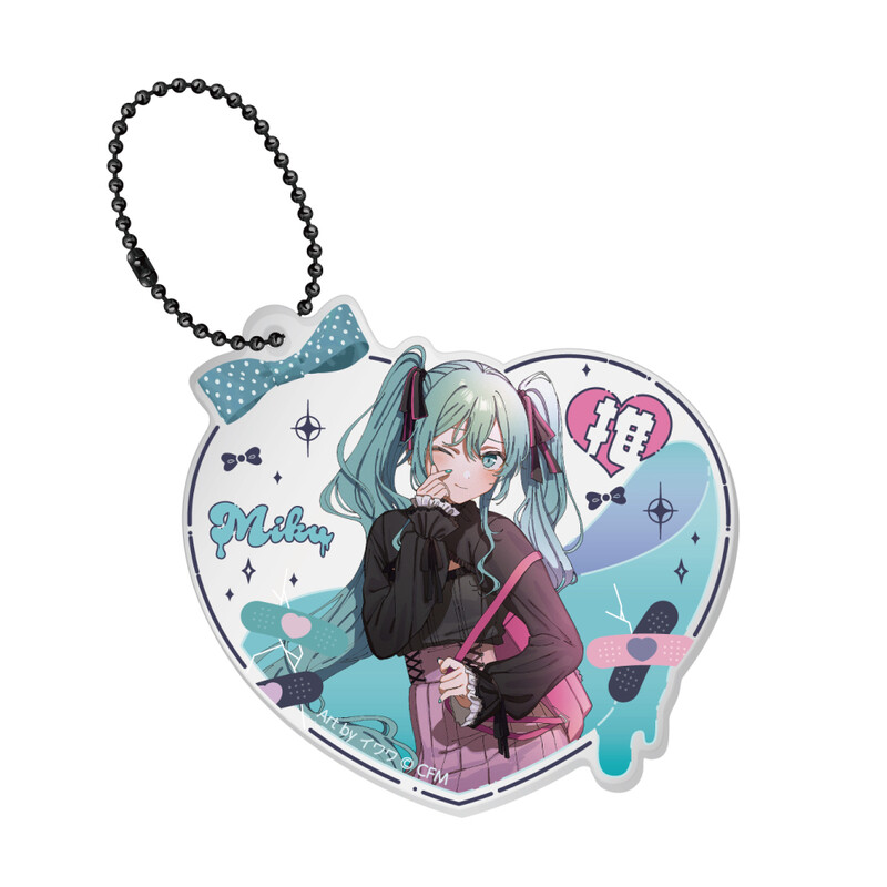 (PO) Hatsune Miku Don Quijote Fair 2024 Lame Acrylic Key Chain Kawaii Fashion Hatsune Miku Image_1