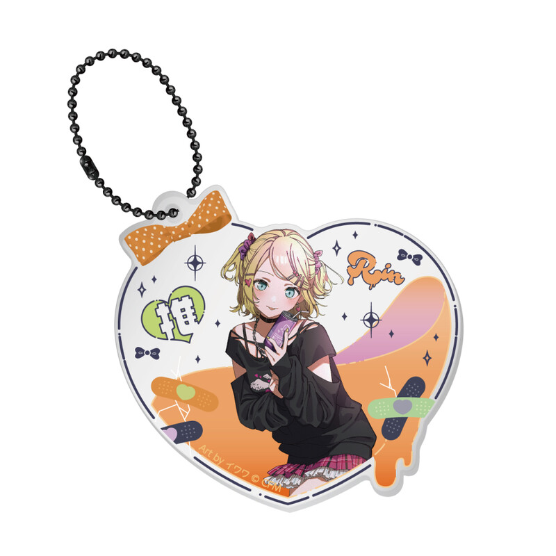 (PO) Hatsune Miku Don Quijote Fair 2024 Lame Acrylic Key Chain Kawaii Fashion Kagamine Rin Image_1