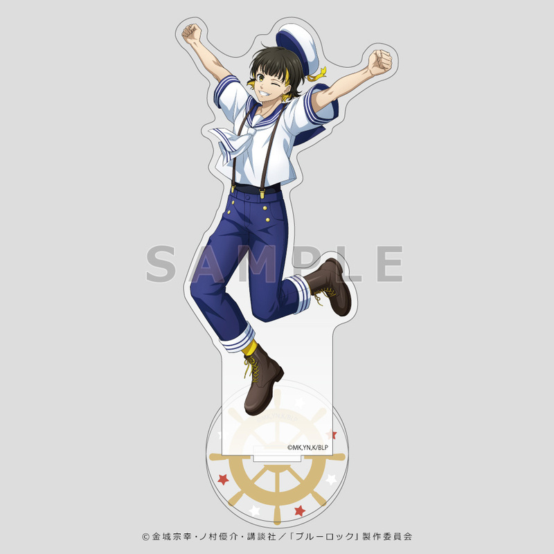(PO) Blue Lock Original Illustration Acrylic Stand Bachira Meguru Marine Look Image_1
