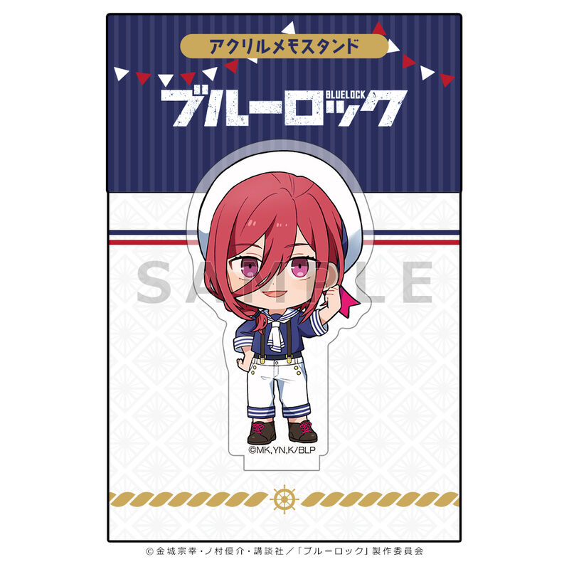 (PO) Blue Lock Acrylic Memo Stand Chigiri Hyoma Marine Look Image_1