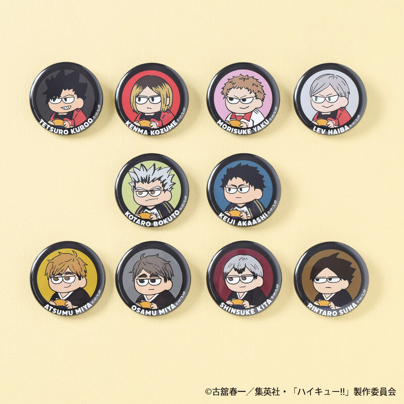 (PO) Haikyu!! Jirori Can Badge Spring High [BOX] Image_1