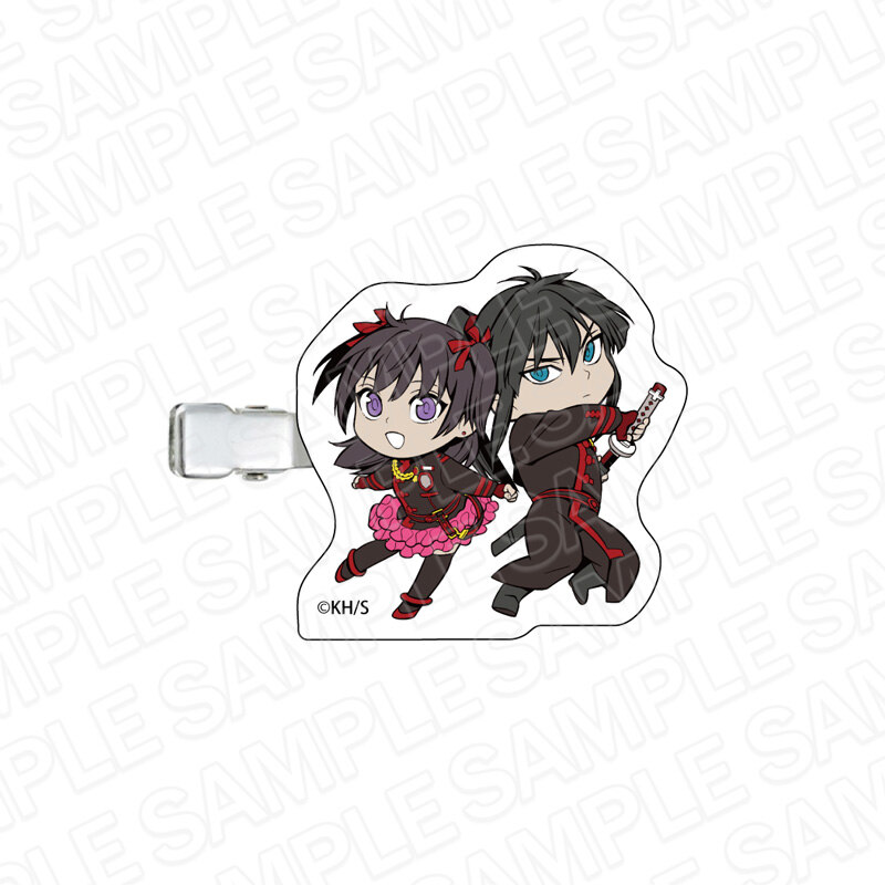 (PO) D.Gray-man Acrylic Hair Clip Lenalee & Kanda Image_1