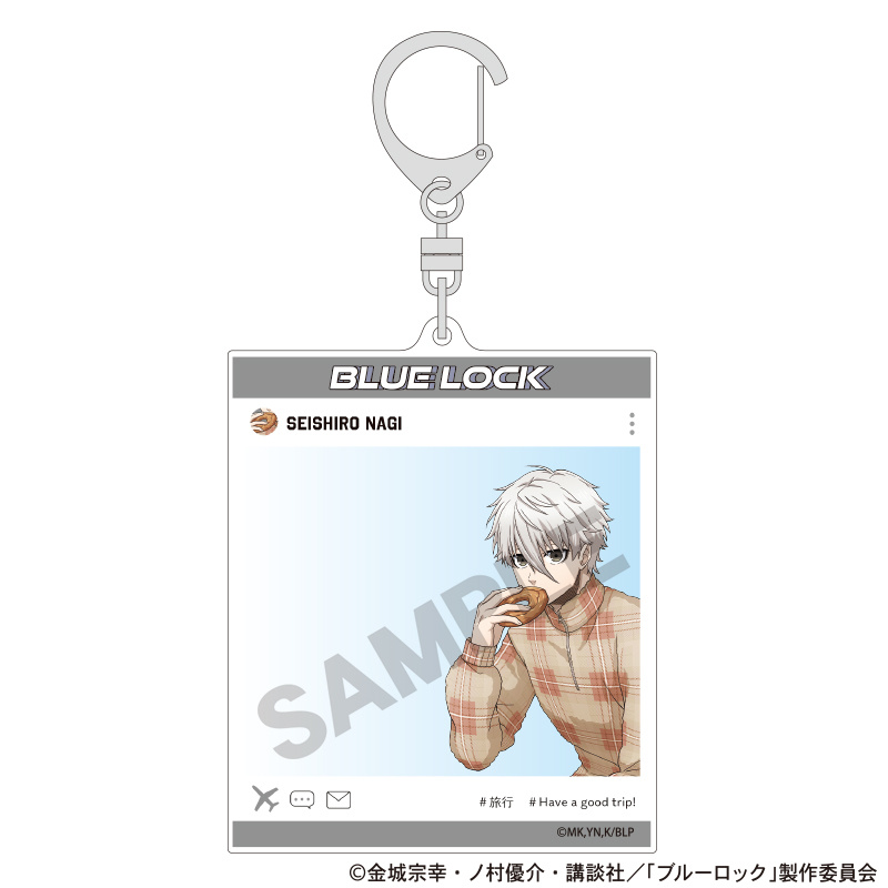(PO) Blue Lock SNS Style Acrylic Key Chain Nagi Seishiro Travel Image_1