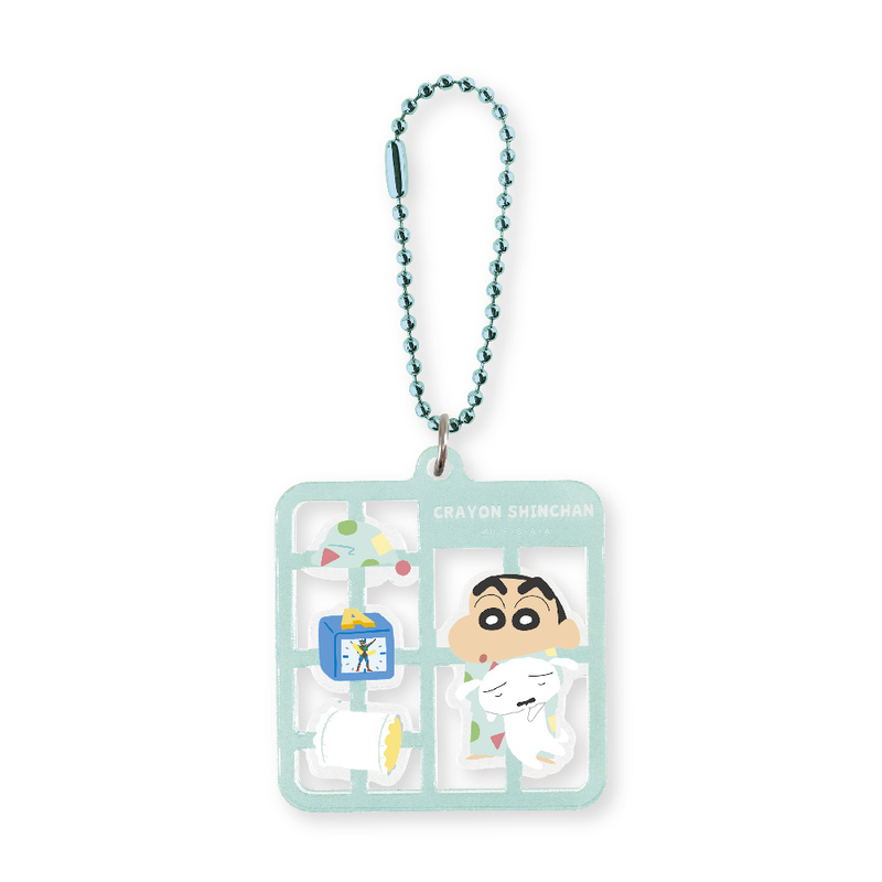(PO) Crayon Shin-chan Plastic Model Style Key Chain Pajamas Shin-chan Image_1