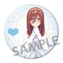 (PO) The Quintessential Quintuplets Movie 76mm Can Badge Nakano Miku Wedding Dress Ver. Image_1