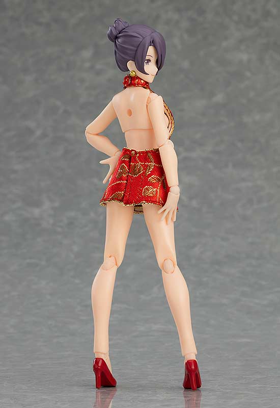 (PO) figma Styles figma Female Body (Mika) with Mini Skirt Chinese Dress Outfit Image_5